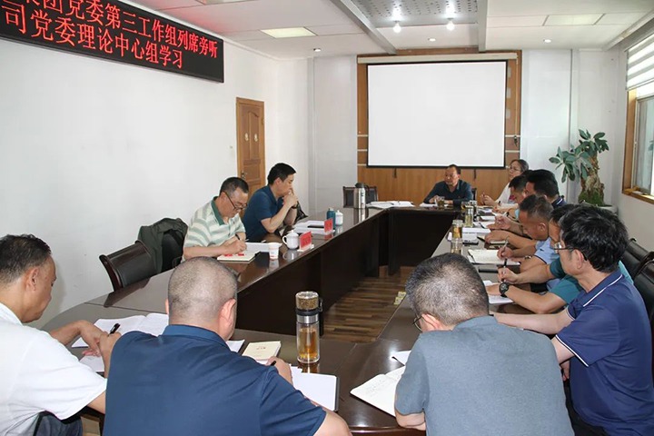 兴发娱乐·(中国游)最新官方网站（煤化）集团党委第三工作组列席旁听恒通公司党委理论中心组学习