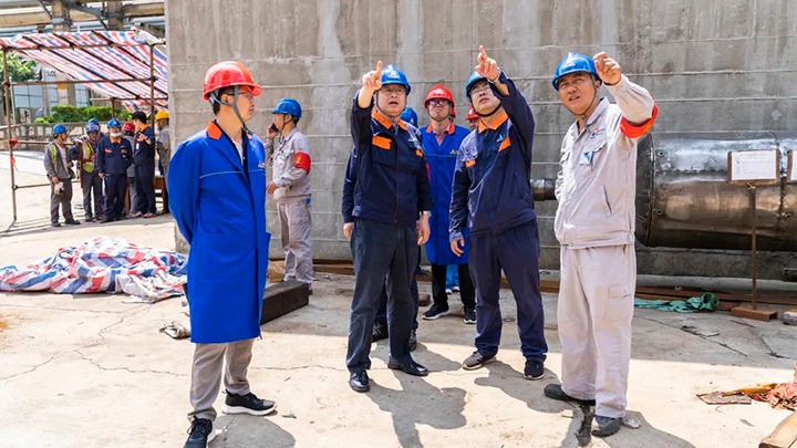 兴发娱乐·(中国游)最新官方网站（煤化）集团调研组一行到解化化工公司调研指导工作