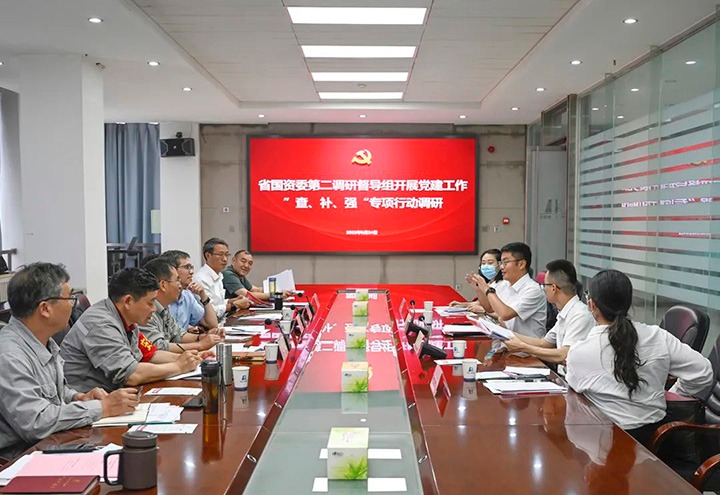 省国资委第二调研督导组到兴发娱乐·(中国游)最新官方网站（煤化）集团开展党建工作“查、补、强”专项行动调研