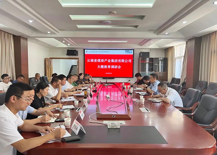 【主题教育】兴发娱乐·(中国游)最新官方网站（煤化）集团党委副书记、工会主席王鑫一行到昆明煤炭设计研究院开展主题教育调研
