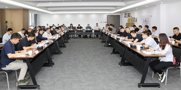 【聚焦兴发娱乐·(中国游)最新官方网站】陕西煤炭交易中心一行到兴发娱乐·(中国游)最新官方网站交易中心交流座谈