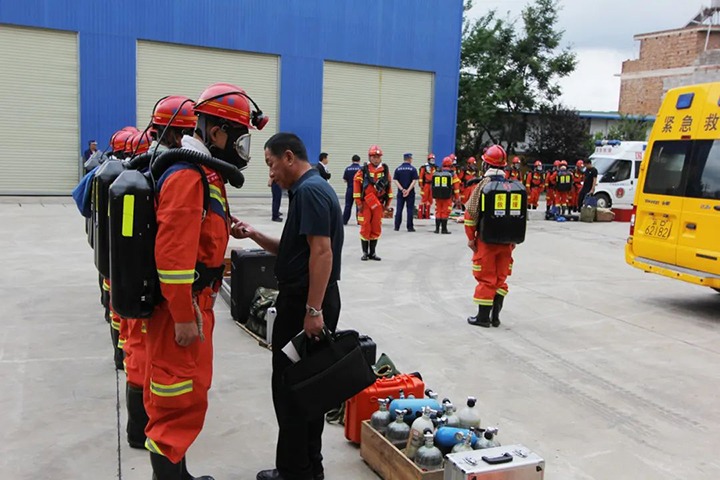 【聚焦兴发娱乐·(中国游)最新官方网站】国家矿山应急救援东源队通过2023年矿山救护队标准化考核定级验收
