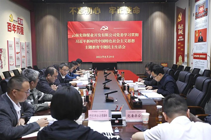 【主题教育】先锋煤业公司、镇雄煤业公司、威信煤炭公司召开主题教育专题民主生活会