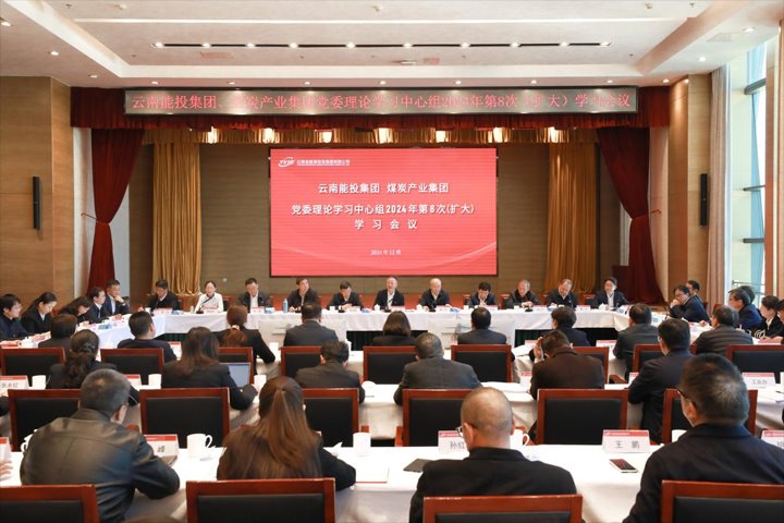 能投集团、煤炭产业集团党委开展理论学习中心组学习
